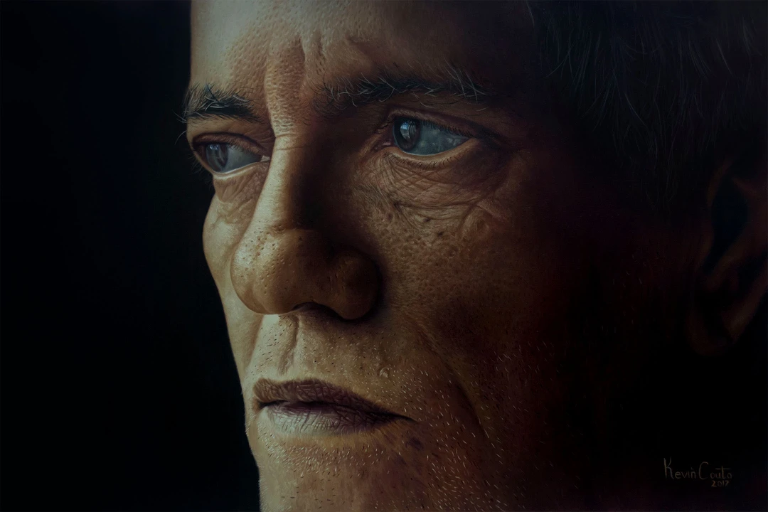 Obra completa Ternura, óleo sobre tela de Kevin Couto